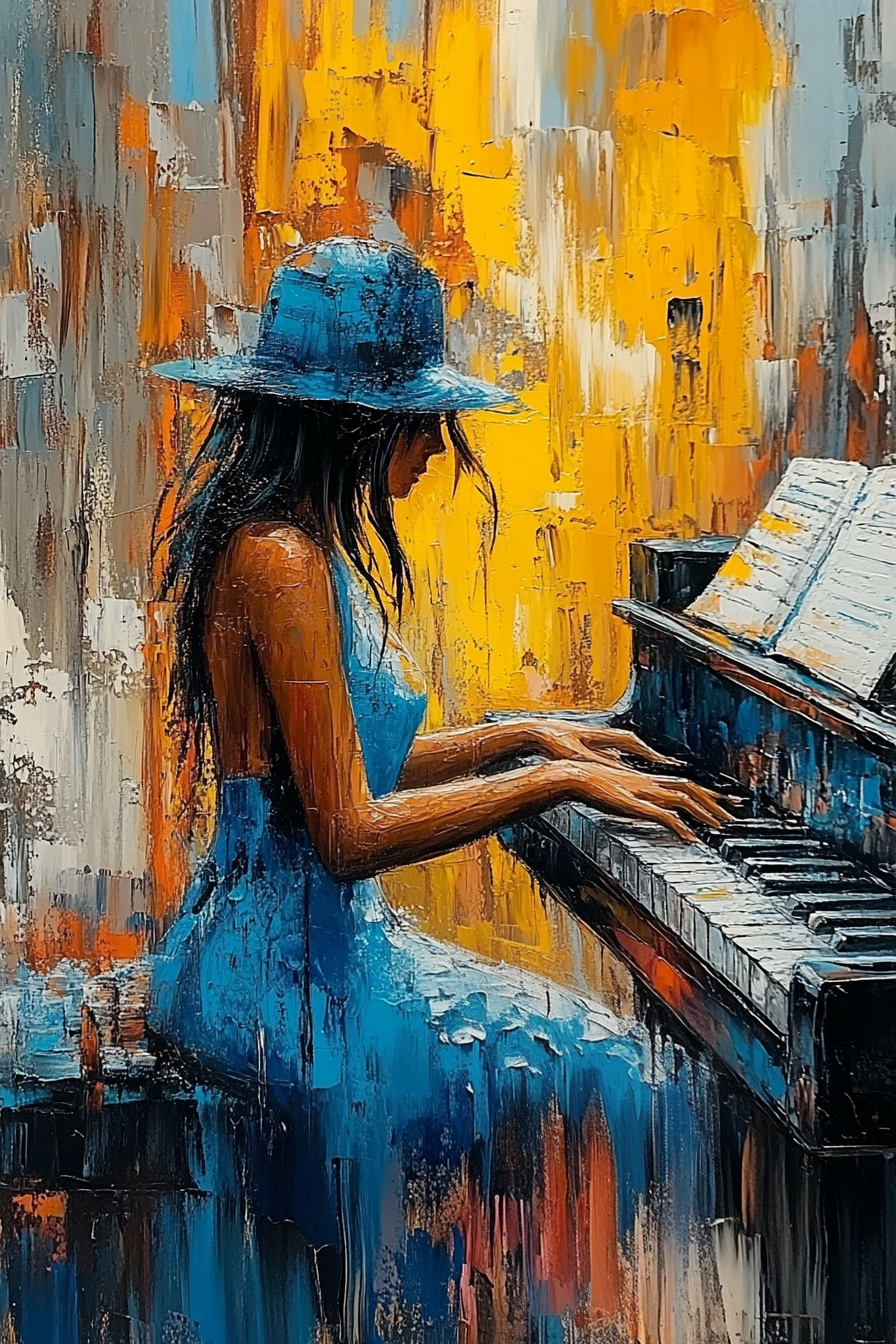 Melodijos Spalvų Harmonija Paveikslas Melodijos Spalvų Harmonija Paveikslas